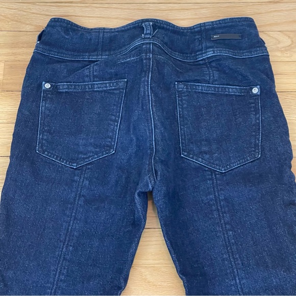 Pilcro & The Letterpress High Rise Straight Leg Seamed blue Jeans Denim Women 28 - Picture 3 of 8